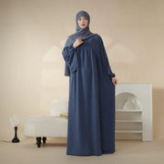 Reversible Crepe Abaya & Hijab (AA027)